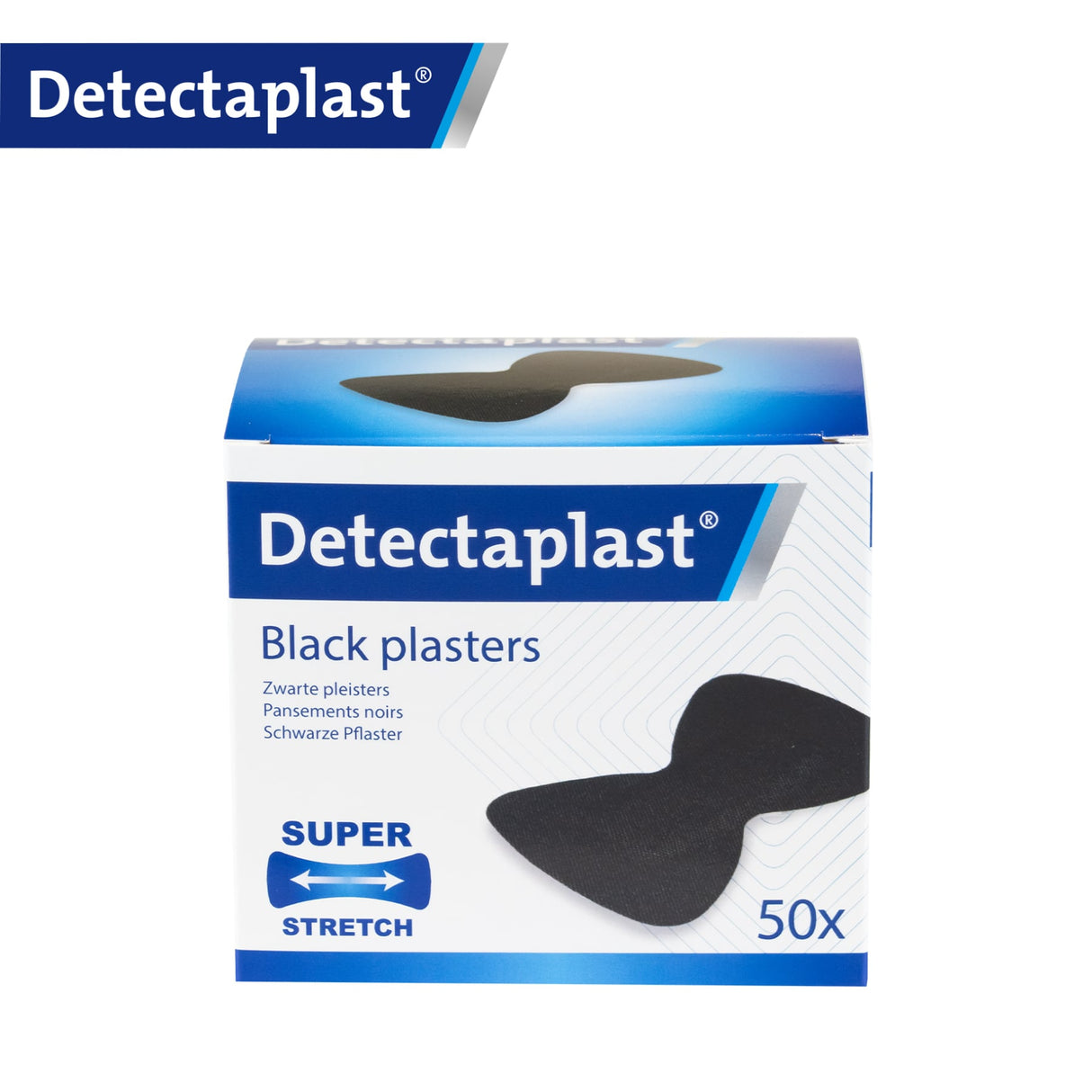 Detectaplast Super Stretch black Pflaster, schwarz – stark dehnbar und hypoallergen – Ansicht 9