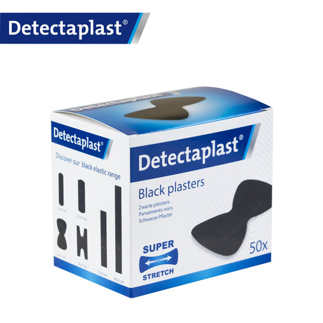 Detectaplast Super Stretch black Pflaster, schwarz – stark dehnbar und hypoallergen – Ansicht 10