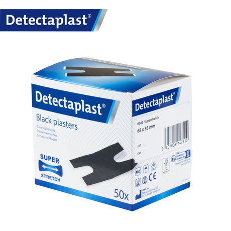 Detectaplast Super Stretch black Pflaster, schwarz – stark dehnbar und hypoallergen – Ansicht 15
