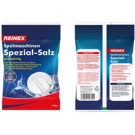 Reinex Spezial-Salz für Spülmaschinen, grob – wirksame Wasserenthärtung – Ansicht 6