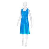 AMPri Med-Comfort Einwegschürze heavy, 75 × 140 cm, blau - 1 Packung = 50 Stück
