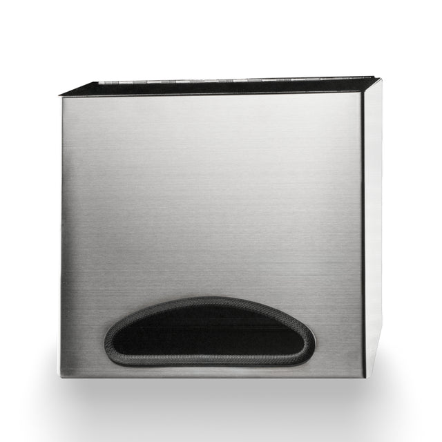AMPri Universalspender, Edelstahl, silber - Maße (B x L x H): 30 x 30 x 14 cm