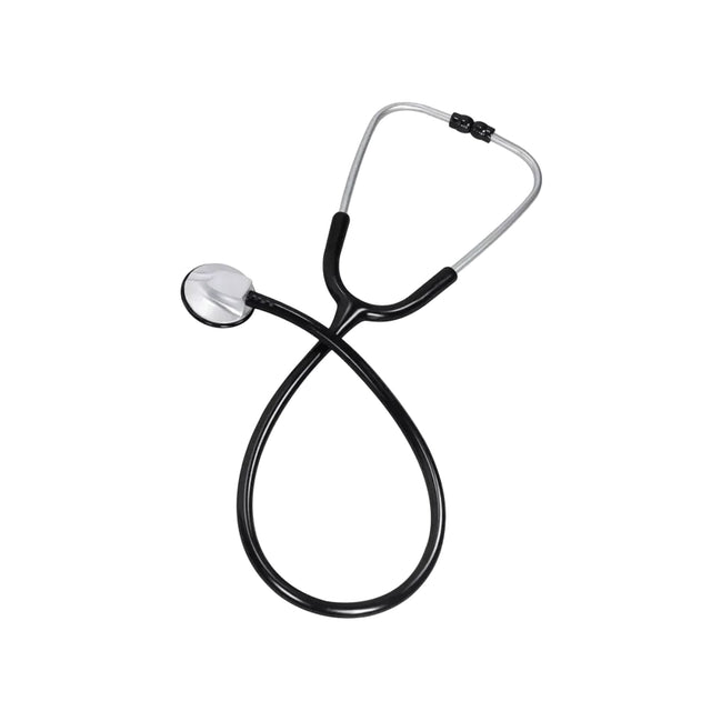 AMPri MED-COMFORT Flachstethoskop, rund - 1 Karton = 50 Stück, Schlauchfarbe: schwarz