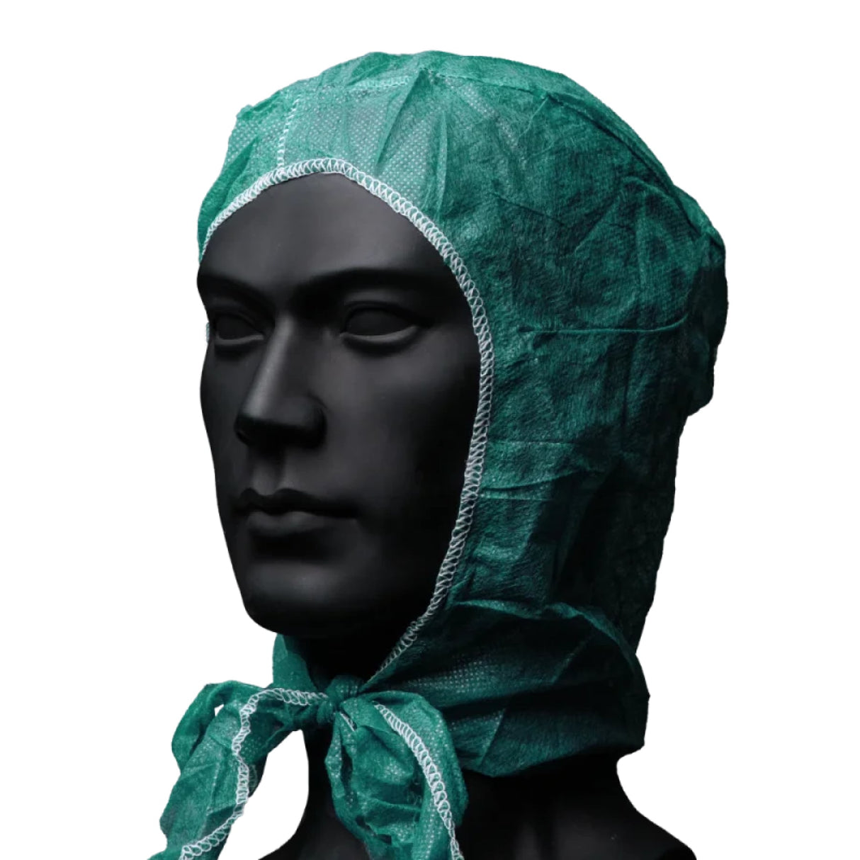 AMPri Med-Comfort Astrohaube PP, atmungsaktiv - 1 Packung = 100 Stück, Farbe: grün