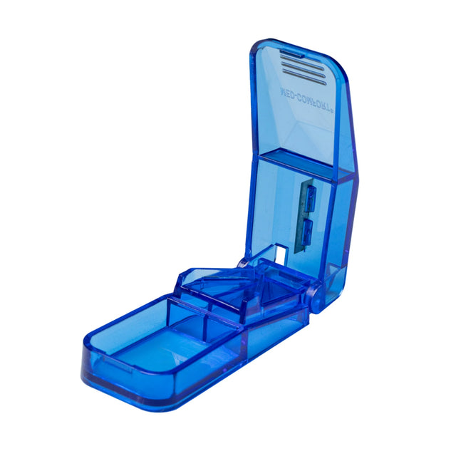 AMPri Med-Comfort Tablettenteiler, blau - 1 Karton = 100 Stück