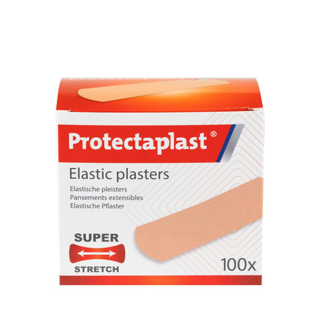 Protectaplast Super Stretch Pflaster, elastisch, beige – latexfrei, für viel bewegte Körperstellen – Ansicht 3