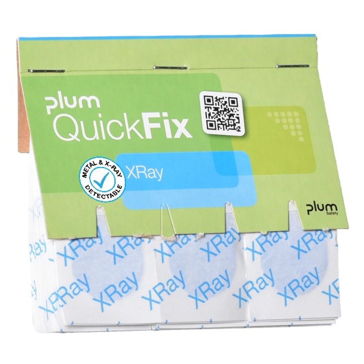 Plum QuickFix XRay Pflaster blau, 72 x 25 mm – röntgen- und metalldetektierbar, wasserbeständig – Ansicht 2