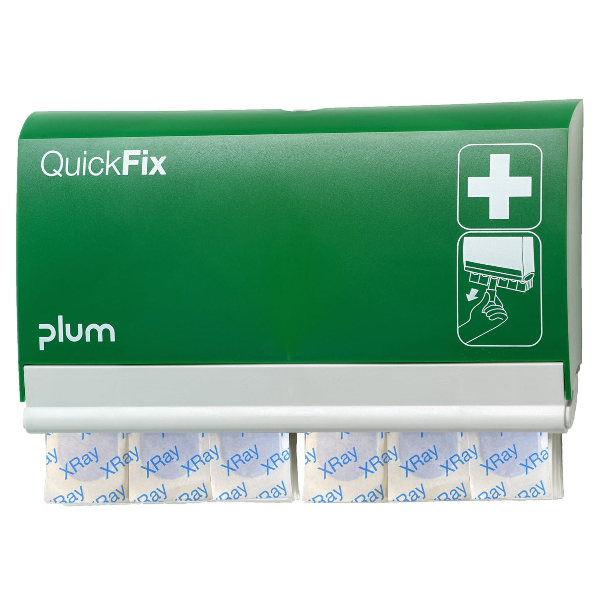 Plum QuickFix XRay Pflasterspender – mit 90 röntgen- und metalldetektierbaren Pflastern