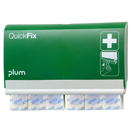 Plum QuickFix XRay Pflasterspender – mit 90 röntgen- und metalldetektierbaren Pflastern