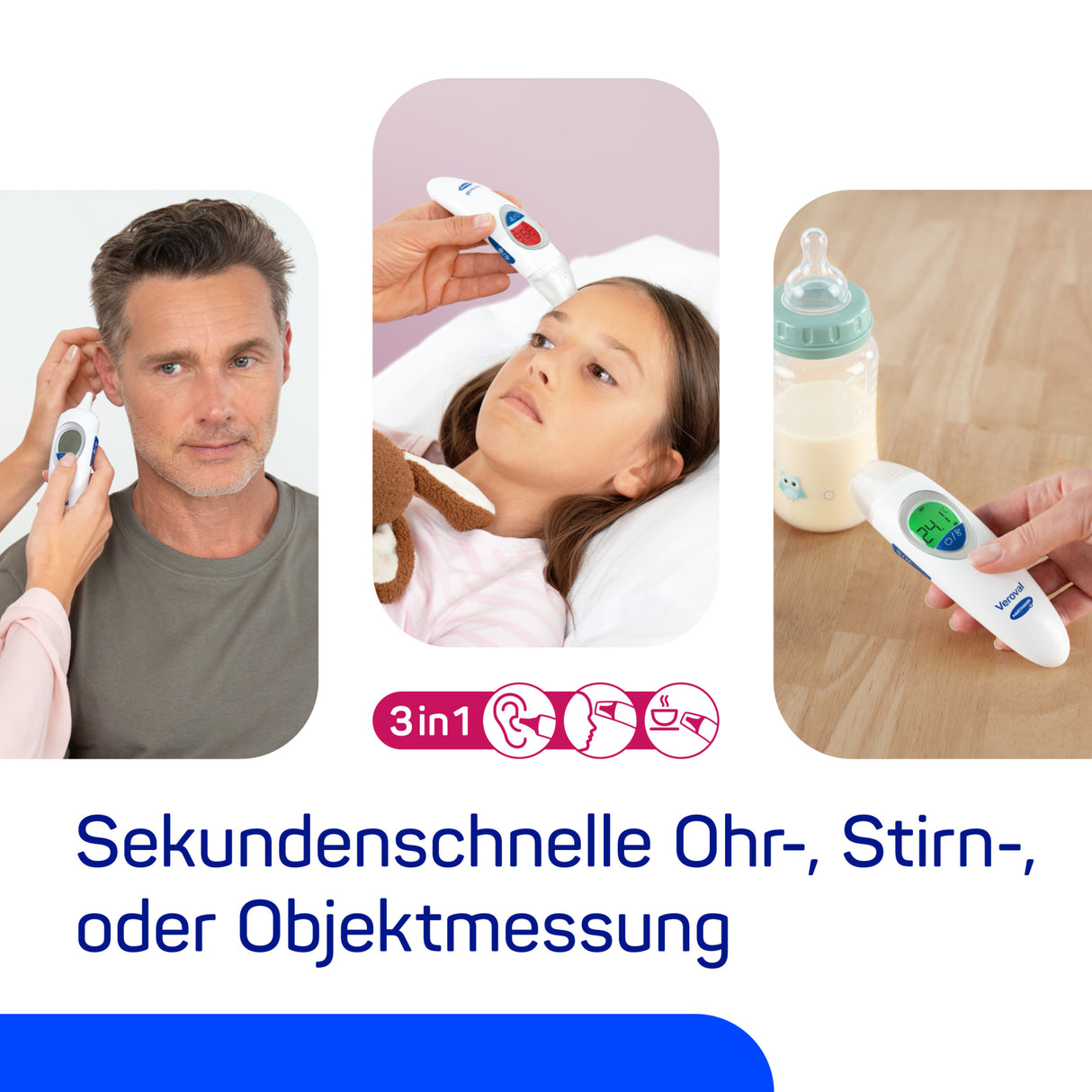 Veroval family Infrarot-Fieberthermometer, 3in1 – Ansicht 4