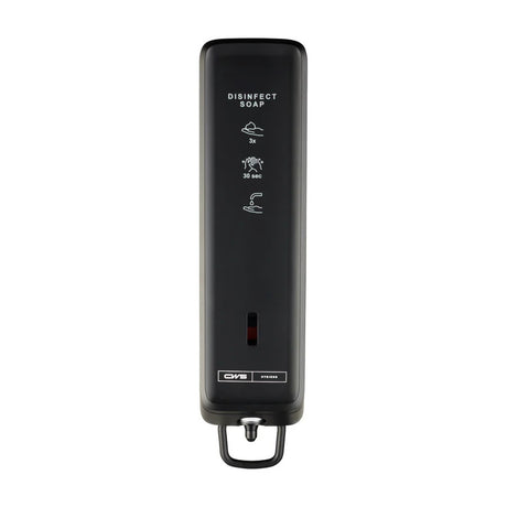CWS PureLine EcoBlack Desinfektionsschaumspender, schwarz, mit Diebstahlsicherung