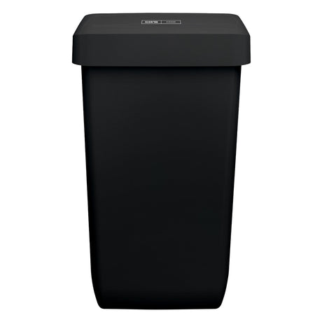 CWS EcoBlack WasteBin Abfallbehälter, schlankes Design, aus recyceltem Material – Ansicht 2