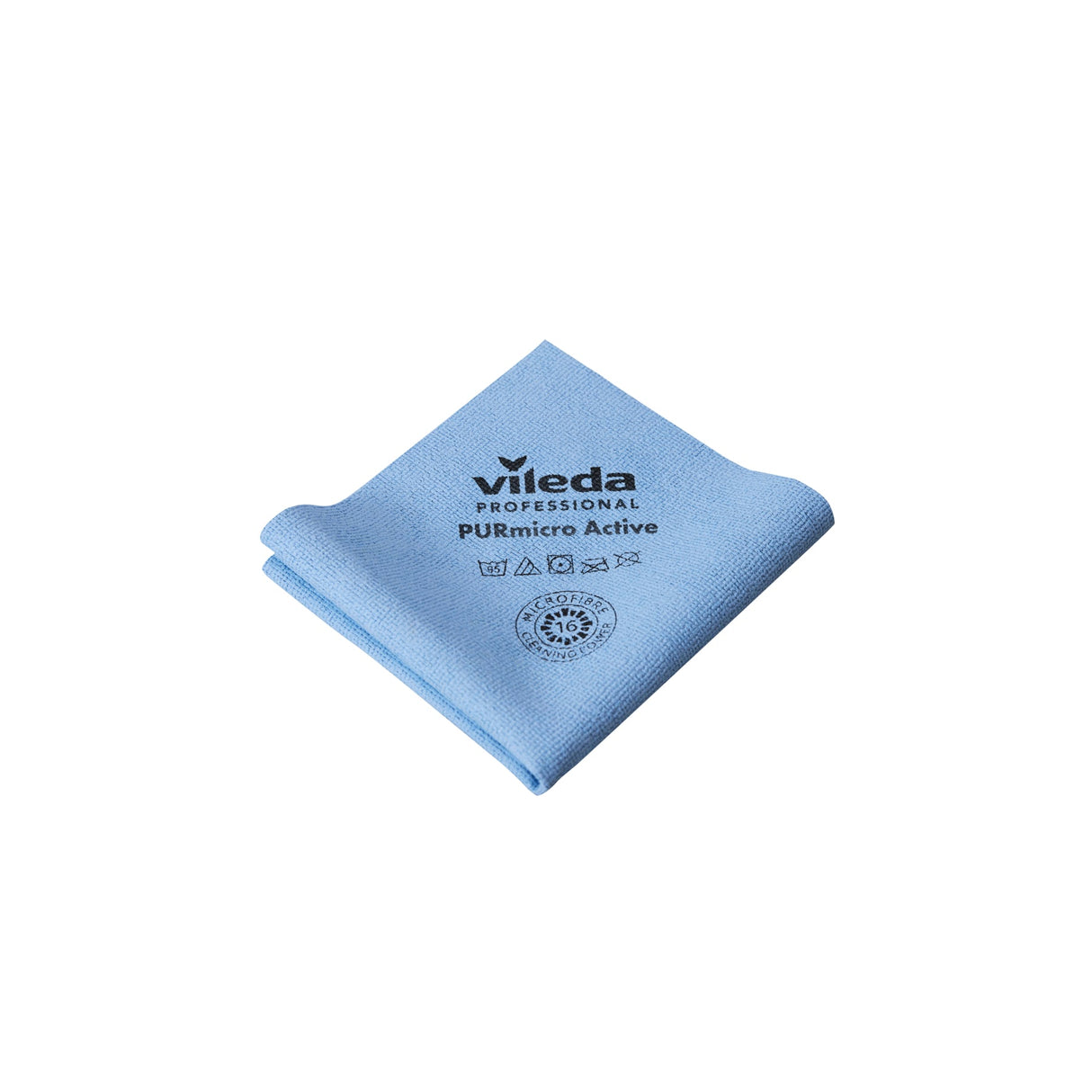 Vileda Professional PURmicro Active Microfasertuch, beschichtet – streifenfreie Reinigung von Glas & Edelstahl – Ansicht 3