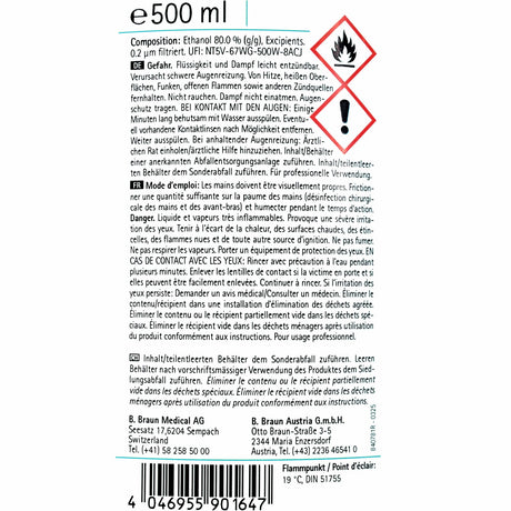 B. Braun Softa-Man Essential Händedesinfektionsmittel, ganzjährig einsetzbar – Ansicht 8