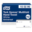 Tork Xpress Multifold Papierhandtücher H2, 2-lagig, weiß, 100 % Recyclingfasern