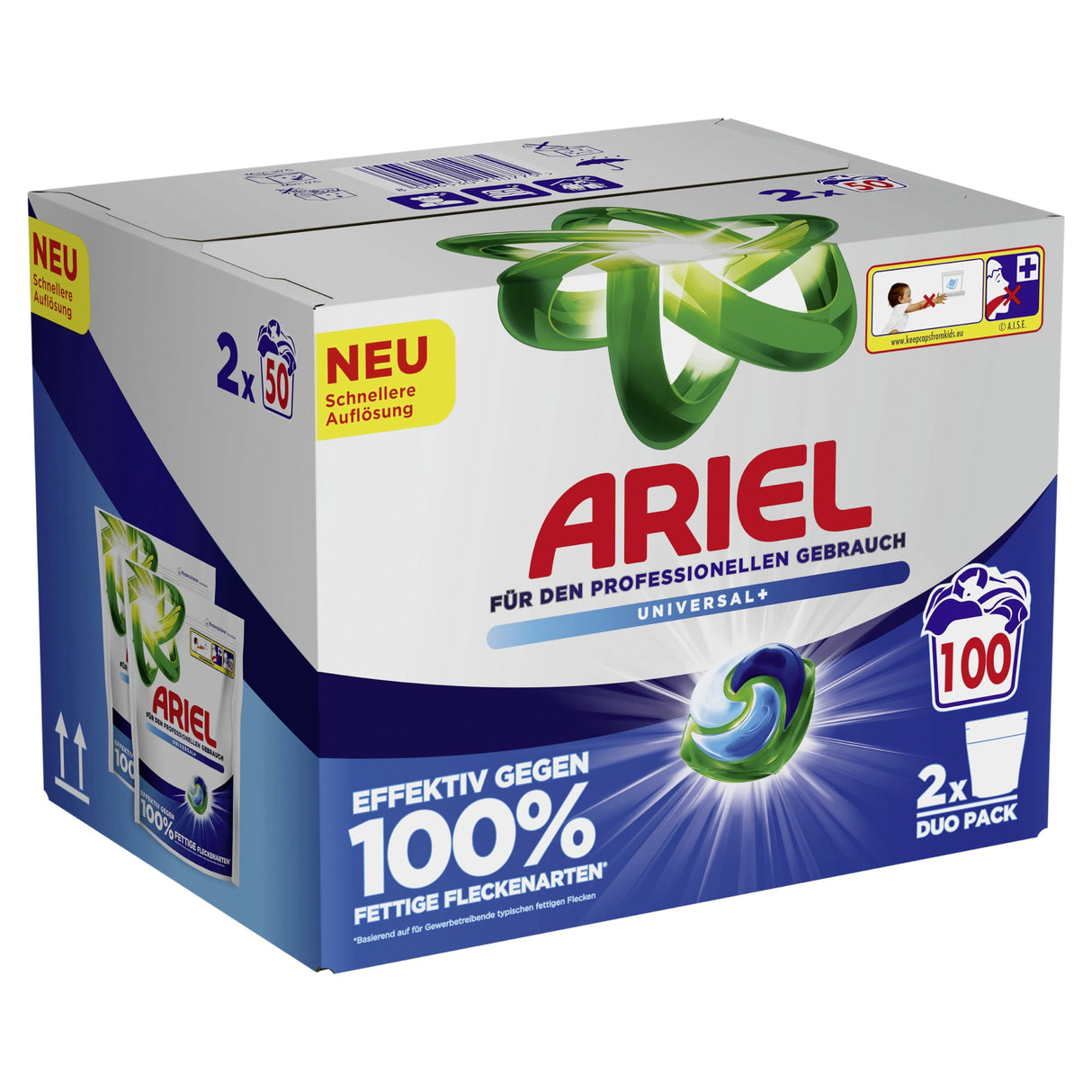 Ariel Professional All-in-1 Pods Universal+ Waschmittelpods für professionelle Anwender – Ansicht 5