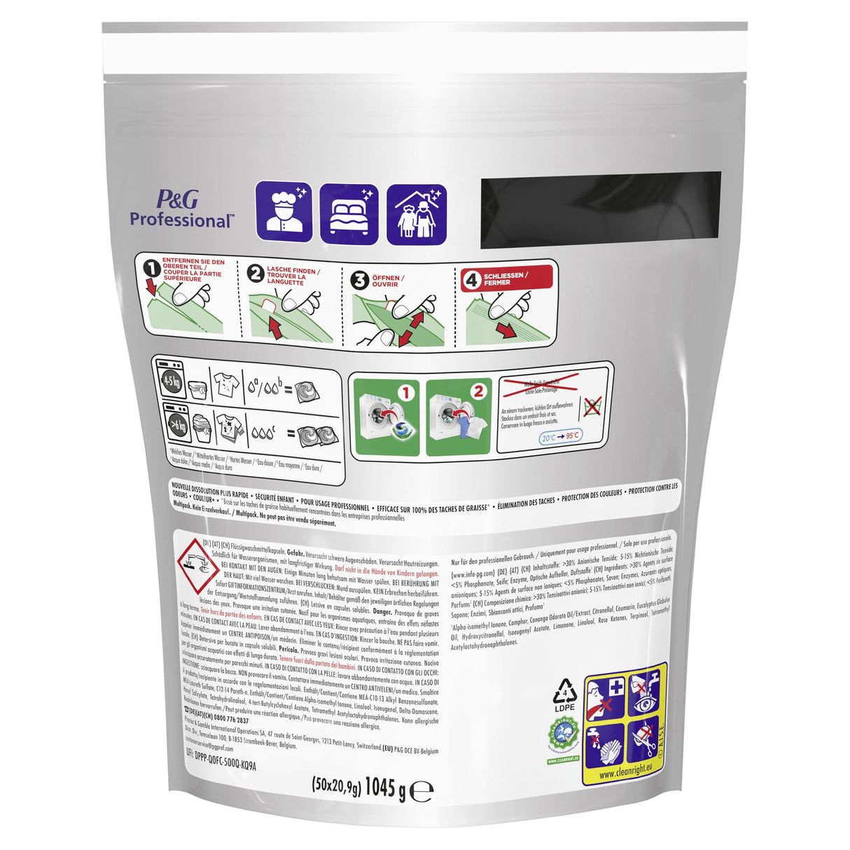 Ariel Professional All-in-1 Pods Color+ Waschmittel für den professionellen Einsatz – Ansicht 8