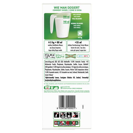 Ariel Color+ Pulver Colorwaschmittel für strahlende Reinheit – Ansicht 6