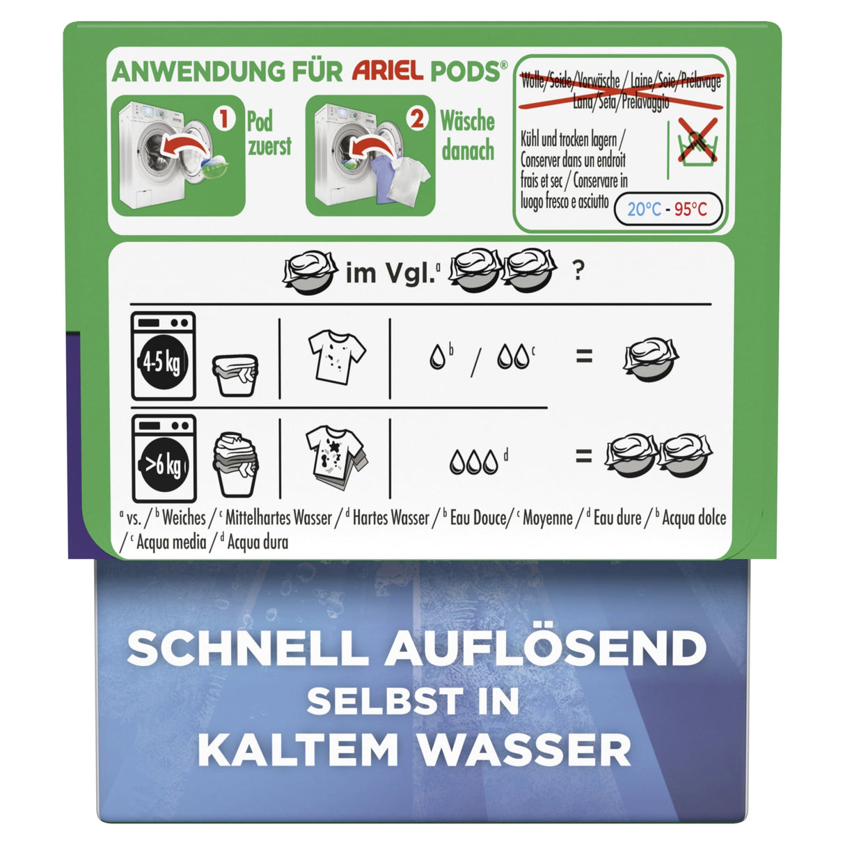 Ariel All in 1 PODS Universal+ Waschmittelpods mit 3-Kammer-Technologie – Ansicht 9