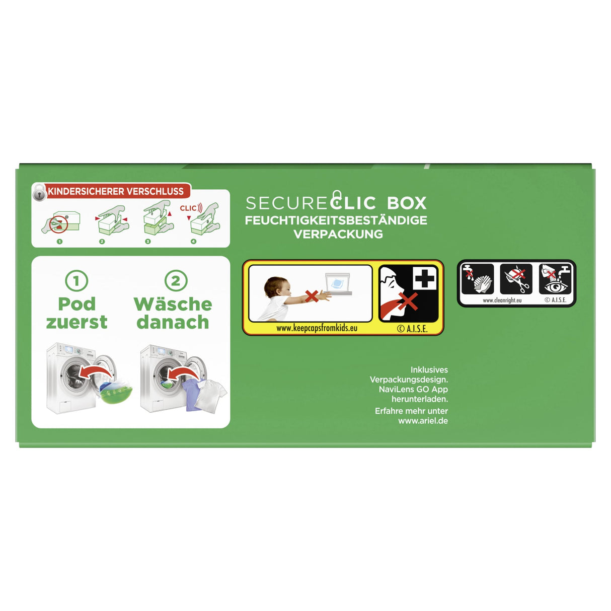 Ariel All in 1 PODS Universal+ Waschmittelpods mit 3-Kammer-Technologie – Ansicht 11