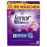 Lenor Colorwaschmittel Pulver Amethyst Blütentraum mit Ultra Reinigungskraft
