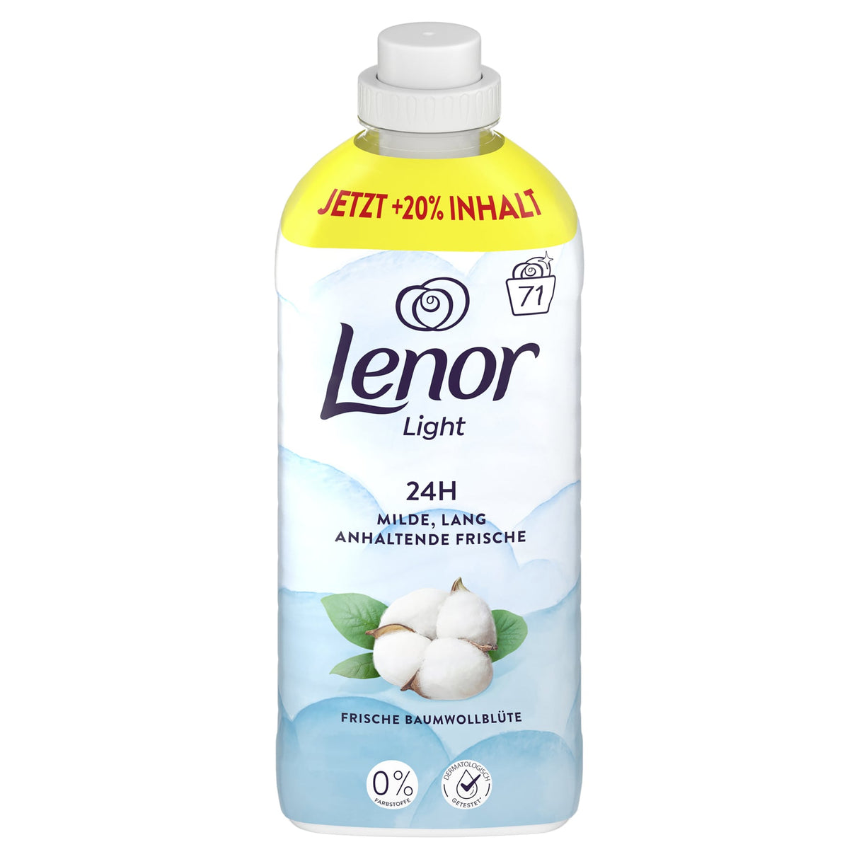 Lenor Light Weichspüler Frische Baumwollblüte, farbstofffrei – Ansicht 5