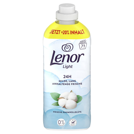 Lenor Light Weichspüler Frische Baumwollblüte, farbstofffrei – Ansicht 5