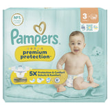 Pampers Premium Protection Windeln Größe 3 Midi (6-10 kg) mit 3-fach-Schutz-System – Ansicht 2