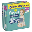 Pampers Baby Dry Windeln Größe 4+ Maxi Plus, 10-15 kg – doppeltes Sicherheitsbündchen