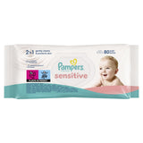 Pampers Sensitive Feuchttücher, parfümfrei, dermatologisch getestet