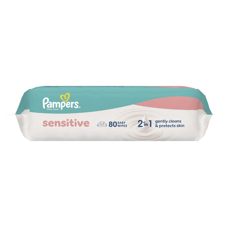 Pampers Sensitive Feuchttücher, parfümfrei, dermatologisch getestet – Ansicht 3