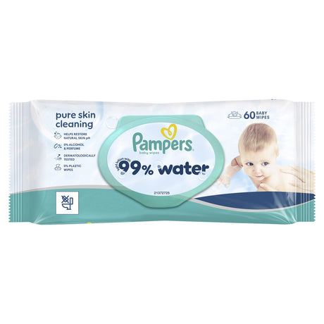 Pampers Feuchttücher 99% Water, parfüm- und alkoholfrei – Ansicht 5