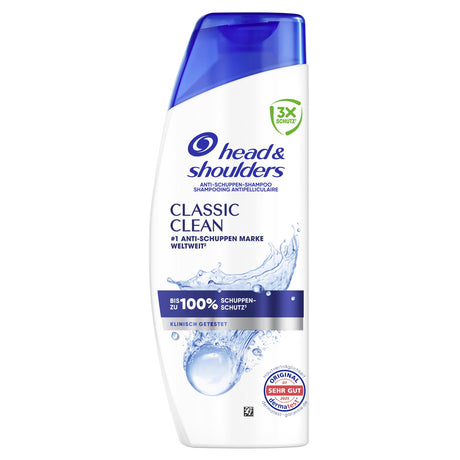Head & Shoulders Anti-Schuppen Shampoo Classic Clean, gegen Schuppen und Juckreiz – für die tägliche Haarwäsche