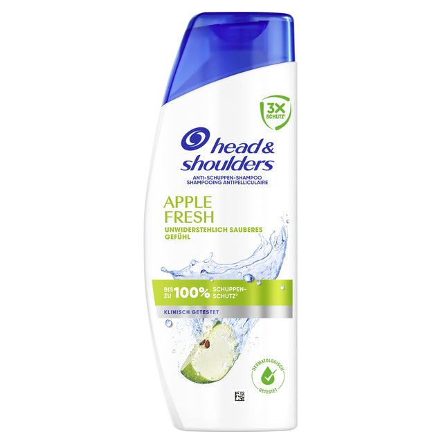 Head & Shoulders Anti-Schuppen Shampoo Apple Fresh, gegen Schuppen und Juckreiz – für die tägliche Haarwäsche