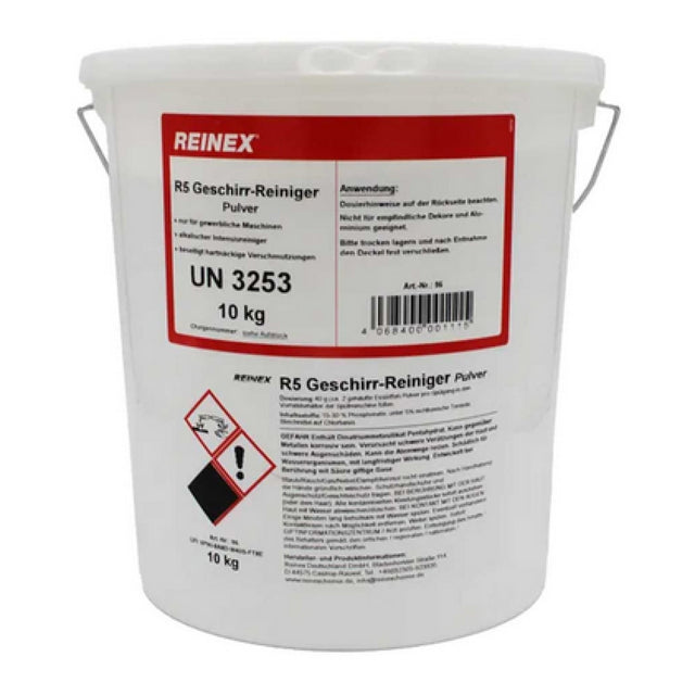 Reinex R5 Geschirr-Reiniger, Pulver – alkalisch, für gewerbliche Spülmaschinen