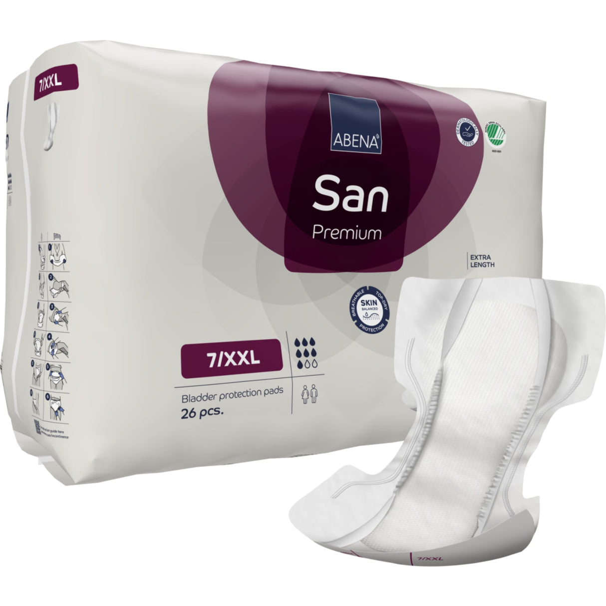 ABENA San Premium Bariatric Inkontinenzeinlagen - Groesse 7/XXL
