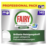 Fairy Professional All In One Spülmaschinentabs, schnelllösend mit Kalk- und Glasschutz