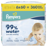 Pampers Feuchttücher 99% Water, parfüm- und alkoholfrei