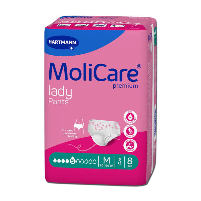 MoliCare Premium Lady Pants Inkontinenzhosen, 5 Tropfen