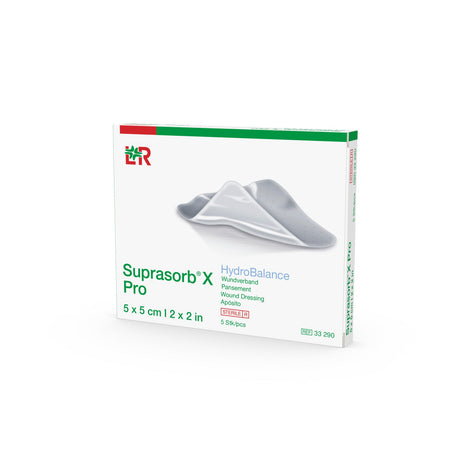 Lohmann & Rauscher Suprasorb X Pro HydroBalance Wundverband, steril – feuchtigkeitsregulierend, atraumatisch – Ansicht 2