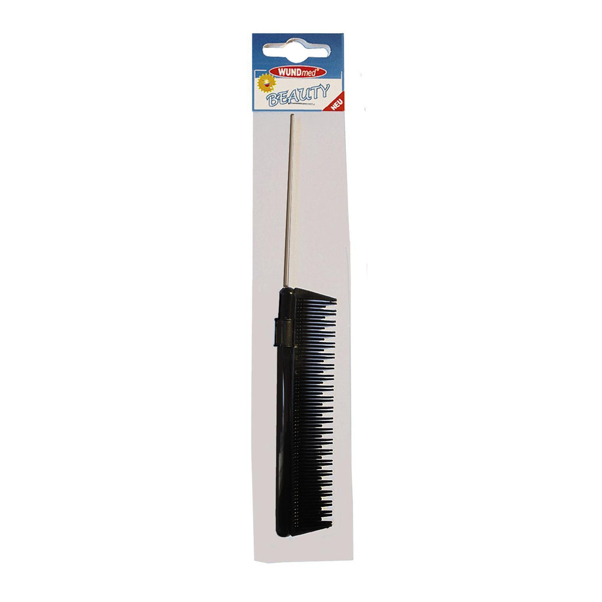 #Wundmed Taschen-Stielkamm 11,5 cm schwarz 
ausziehbar