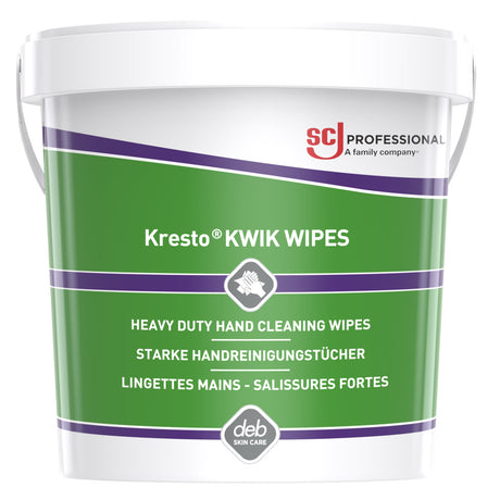 SC Johnson Professional Kresto KWIK WIPES Handreinigungstücher, ohne Wasser, Zitrusduft