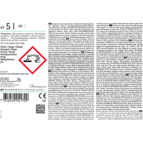 B. Braun Helimatic Cleaner neutral, pH-neutraler Flüssigreiniger – Ansicht 3