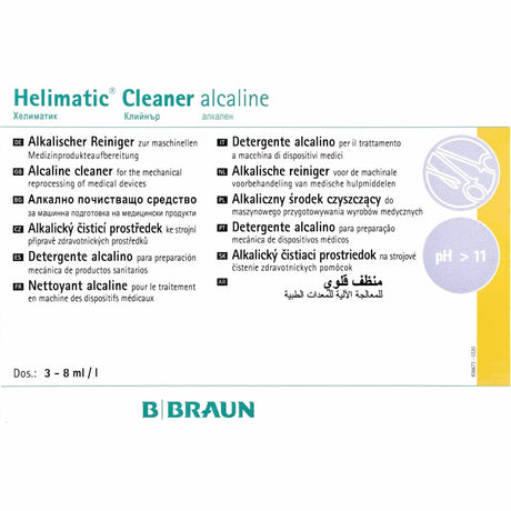 B. Braun Helimatic Cleaner alcaline, alkalischer Flüssigreiniger – Ansicht 2