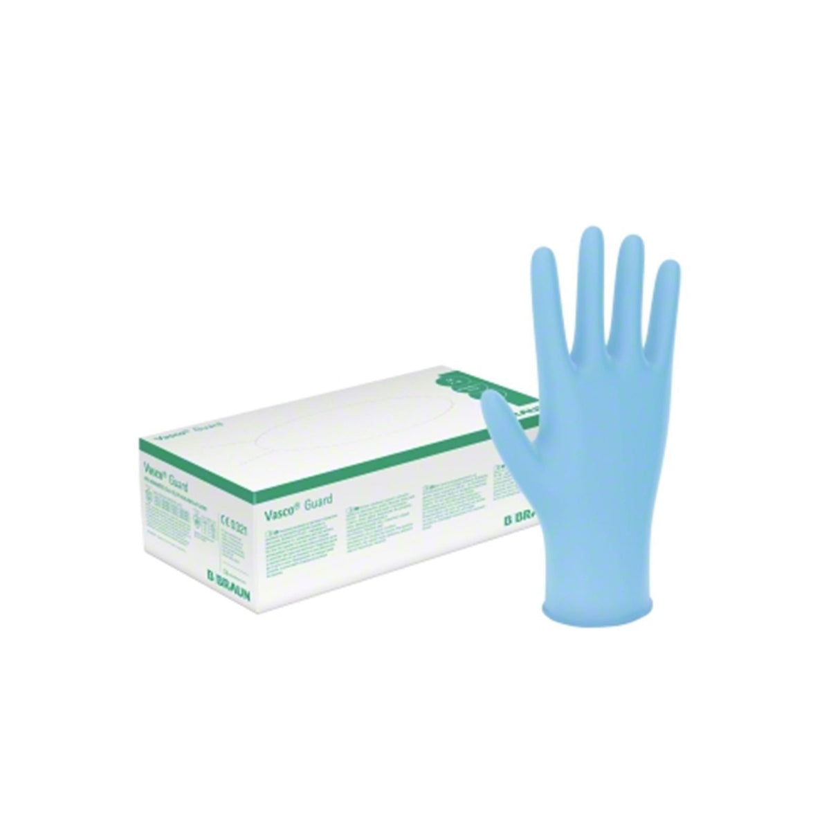 B. Braun Vasco Guard Nitrilhandschuhe unsteril blau puderfrei 100 Stück