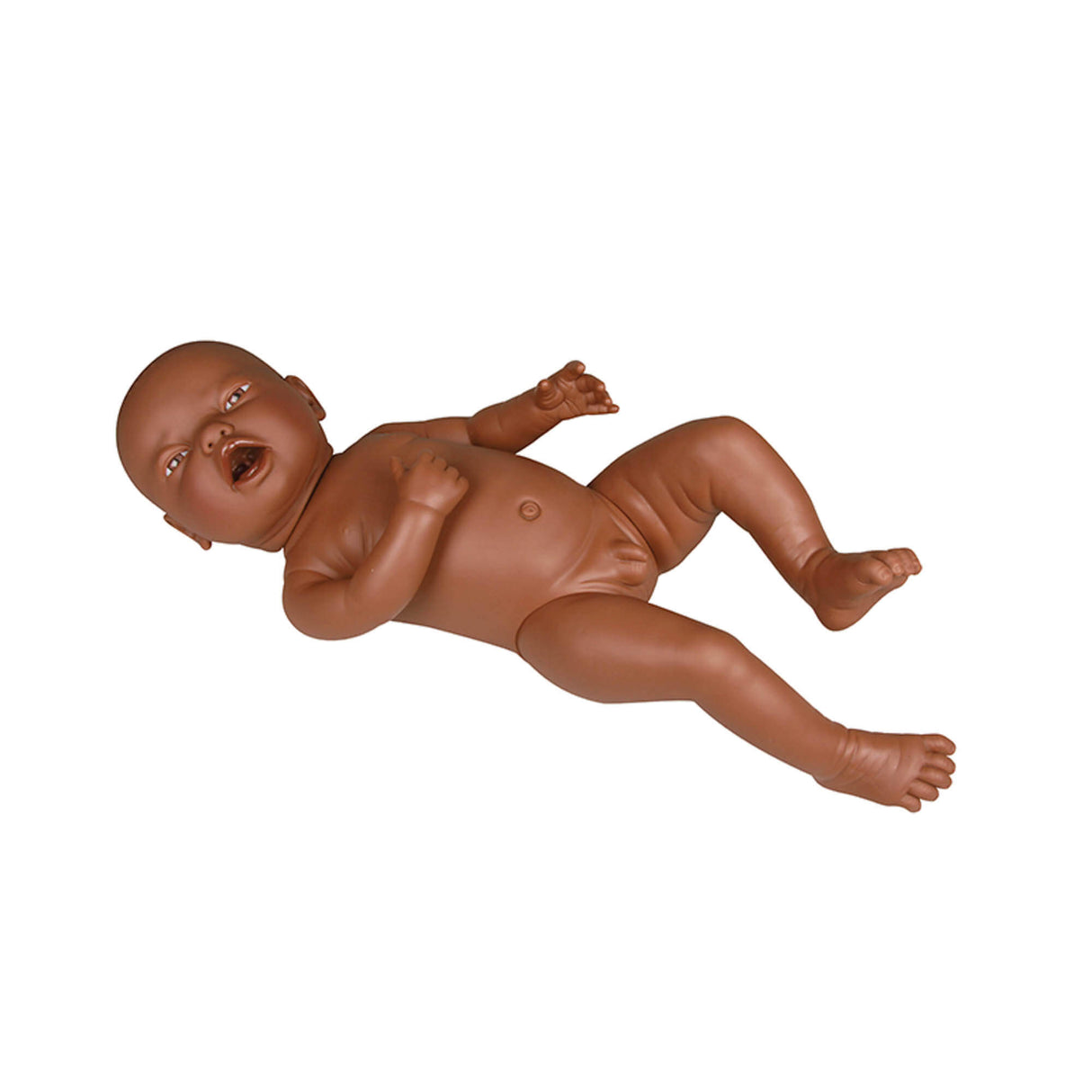 Erler-Zimmer Neugeborenenpuppe für Wickelübungen männlich dunkel