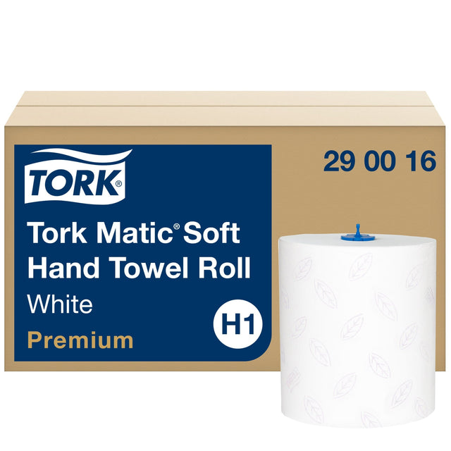 Tork Matic Soft Handtuchrollen H1, 2-lagig, weiß, 100 m/Rolle