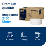 Tork Premium Jumbo Toilettenpapier T1, 2-lagig, weiß – Ansicht 5