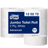 Tork Advanced Jumbo Toilettenpapier T1, 2-lagig, weiß