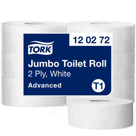 Tork Advanced Jumbo Toilettenpapier T1, 2-lagig, weiß